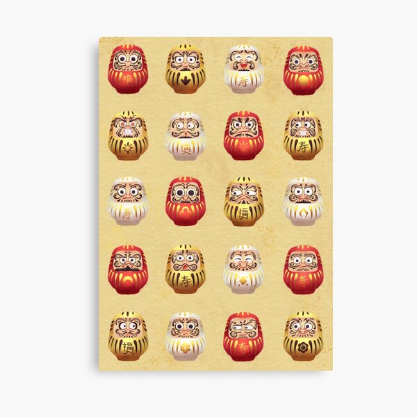 Daruma Dolls Canvas Print