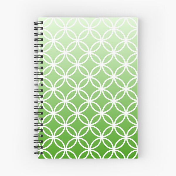 Item preview, GrassGreen Ombre Lattice Circles designed and sold by ImageNugget.