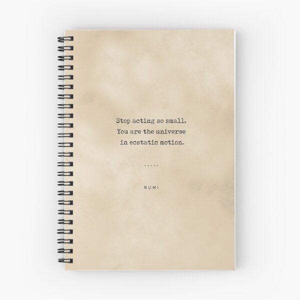 Item preview, Rumi Quote 02 - Typewriter Quote on Old Paper - Minimalist Literary Print designed and sold by Studio Grafiikka.