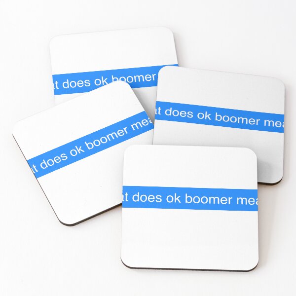 Item preview, What does ok boomer mean? designed and sold by blackwhitedes.