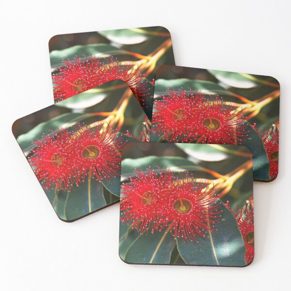 Item preview, Eucalyptus Flowers Red designed and sold by Joy Watson - Natural Light Photography .