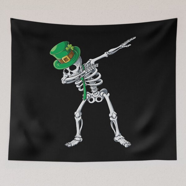 Item preview, Dabbing Skeleton Leprechaun St Patricks Day T Shirt For Boys Girls Kids Men Women designed and sold by LiqueGifts.