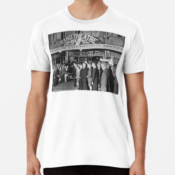 Audience outside the Grand Theatre , Murray Street, Perth, Western Australia, State Library of Western Australia Premium T-Shirt