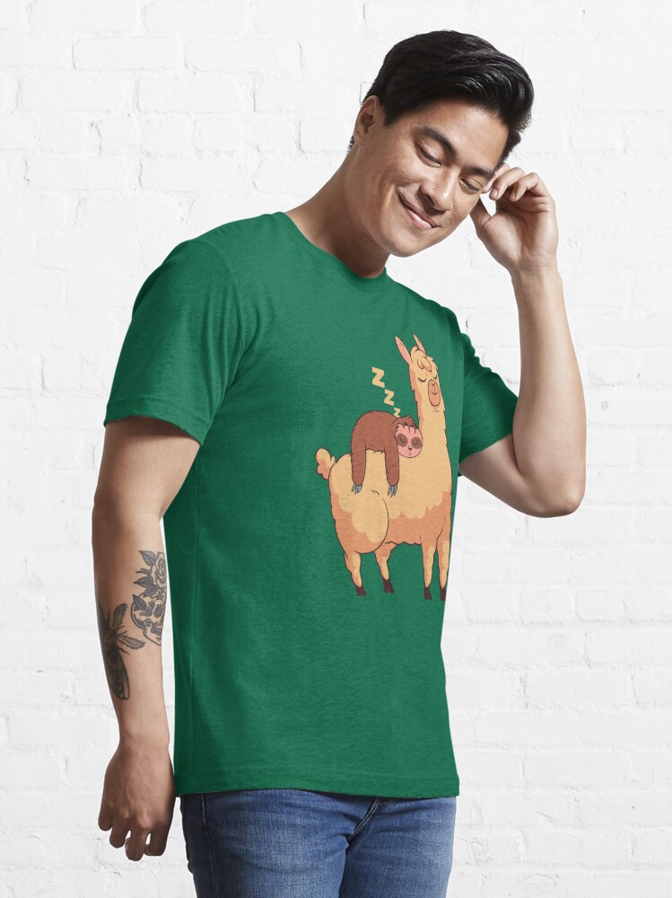 sloth riding llama shirt