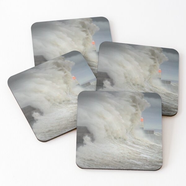 Item preview, Storm Ciara hits Porthcawl lighthouse designed and sold by Leighton Collins.