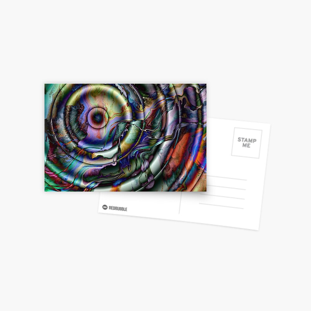 Cosmic Waves Postcard