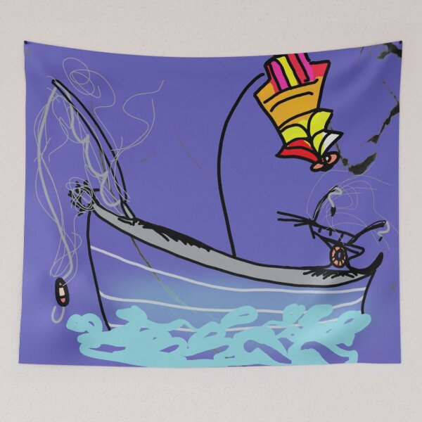 Item preview,  Angel boat, deep sea life with a vintage style designed and sold by vibeno1.