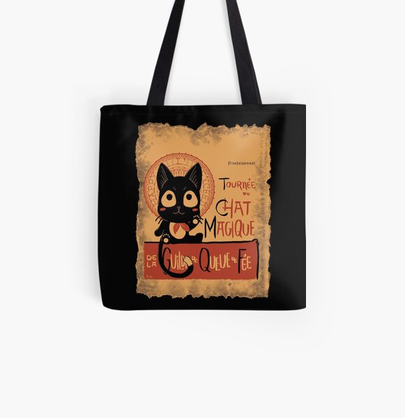 Le Chat Magique All Over Print Tote Bag