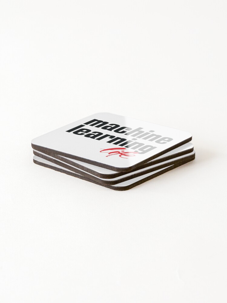 Thumbnail 4 of 5, Coasters (Set of 4), Machine Learning Life designed and sold by ProjectX23.