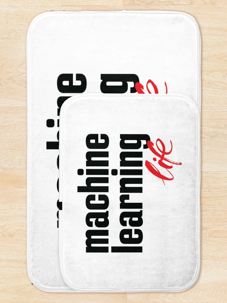 Thumbnail 5 of 6, Bath Mat, Machine Learning Life designed and sold by ProjectX23.