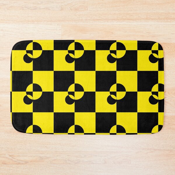 Item preview, Yellow & Black Mod Checker Dot designed and sold by NobodysHero.