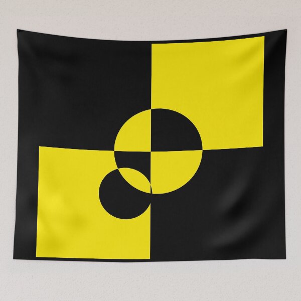 Item preview, Yellow & Black Mod Checker Dot designed and sold by NobodysHero.