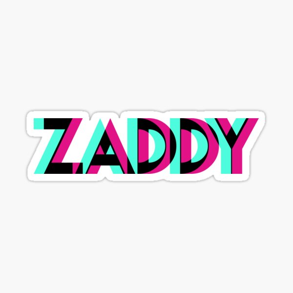 Zaddy Stickers | Redbubble