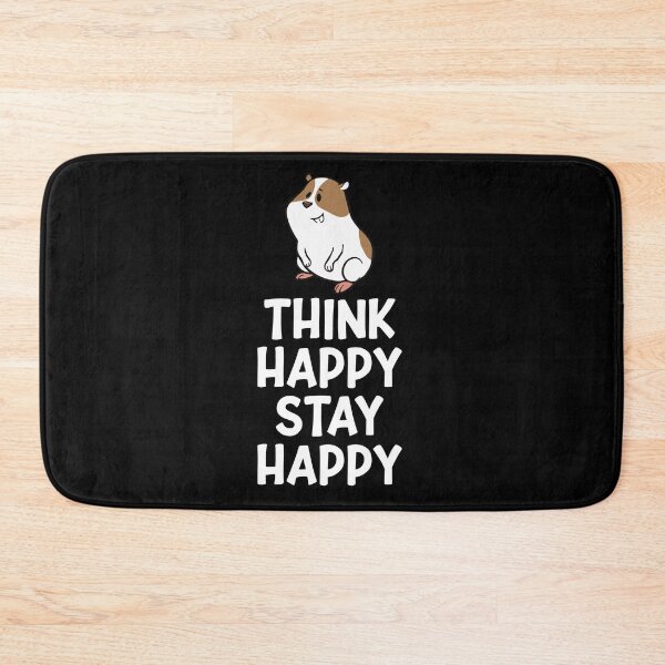 Item preview, Think happy stay happy hamster designed and sold by saechla.