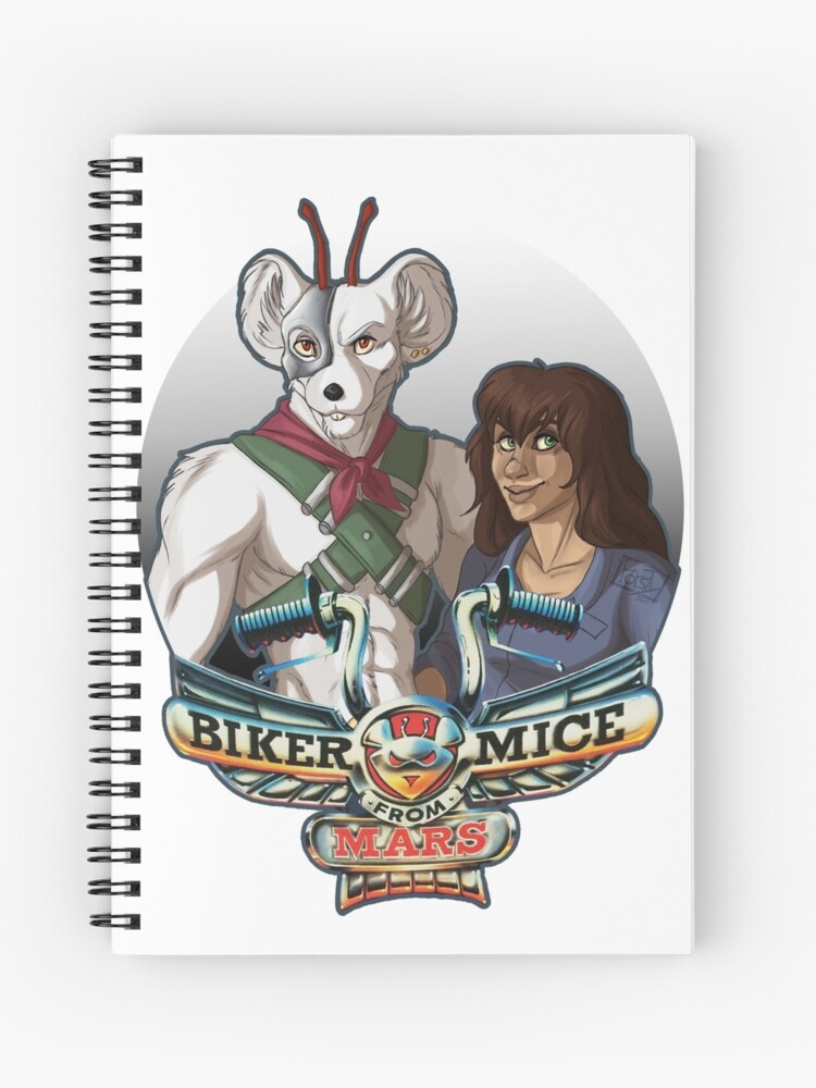 Biker Mice From Mars Vinnie And Charley Spiral Notebook By Forsty Redbubble