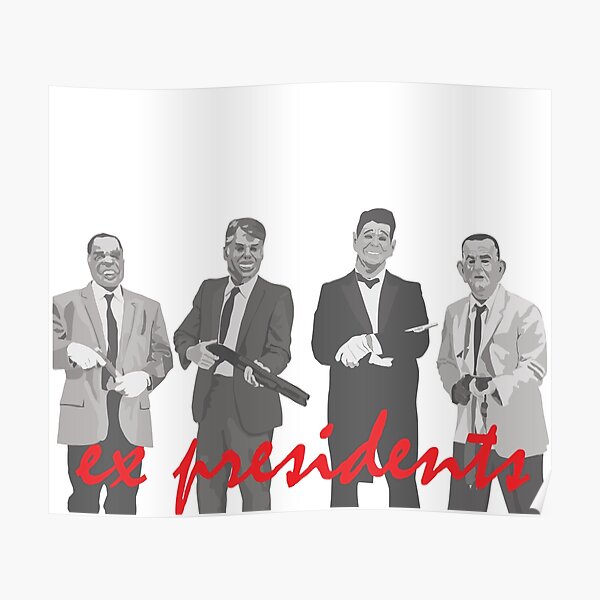 ex presidents - point break Poster