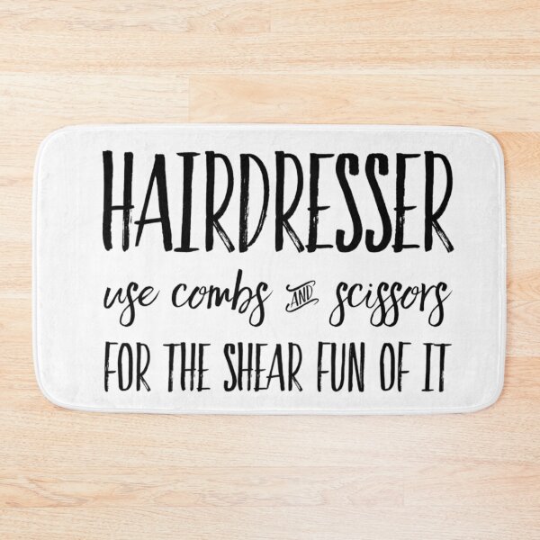 Item preview, Hairdresser Use Combs and Scissors For The Shear Fun of It designed and sold by SerenaBliss.