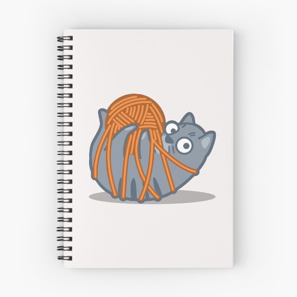Item preview, Tangled Cat Tshirt and Stickers - Cat Gifts for Cat lovers everywhere! designed and sold by Banshee-Apps.