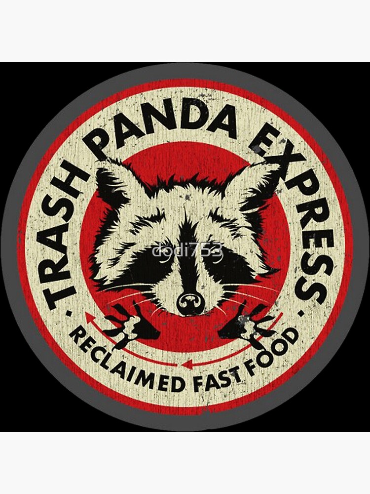 Car Decal American Emblem Trash Panda