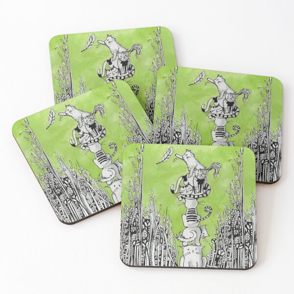 Item preview, Stack Cats- Kerry Beazley designed and sold by Little Trove Studio By Kerry Beazley.