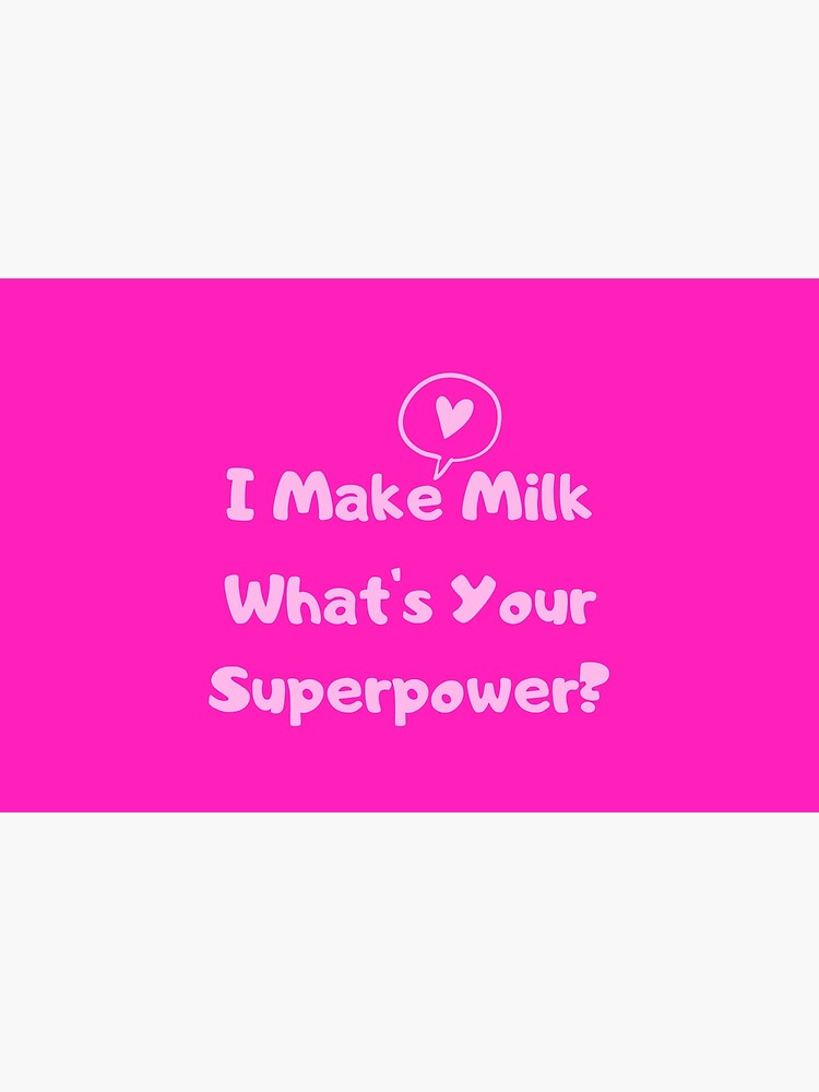 Thumbnail 2 of 2, Laptop Skin, I Make Milk - What's Your Superpower? designed and sold by HappyHumanPacif.