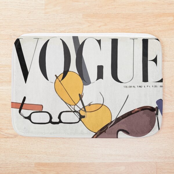 Vogue cover august 1946 Bath Mat