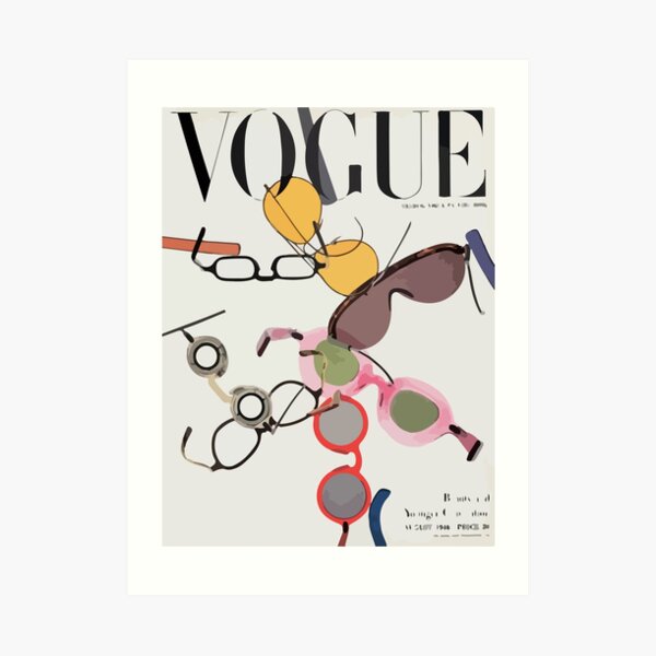 Vogue cover august 1946 Art Print