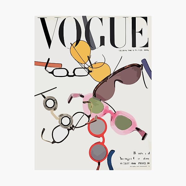 Vogue cover august 1946 Photographic Print