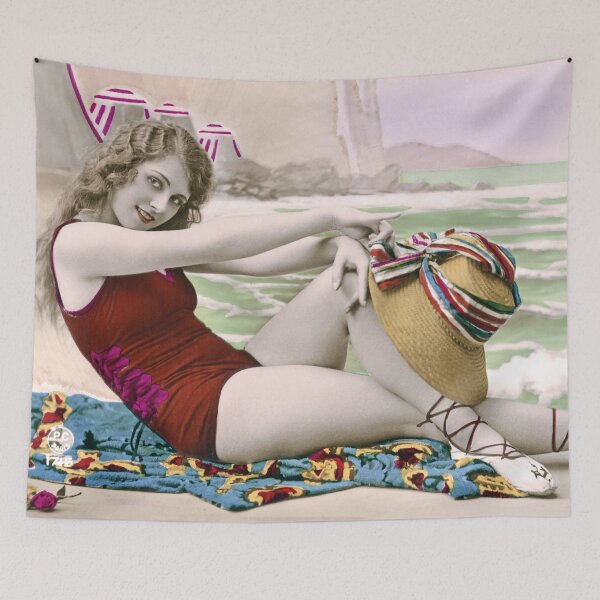 Item preview, Attractive woman from the 20s on the beach designed and sold by Francois Richet.