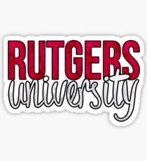 Rutgers University Sticker