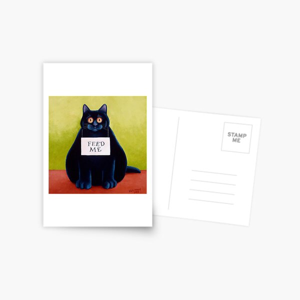 Fat Cat Postcard