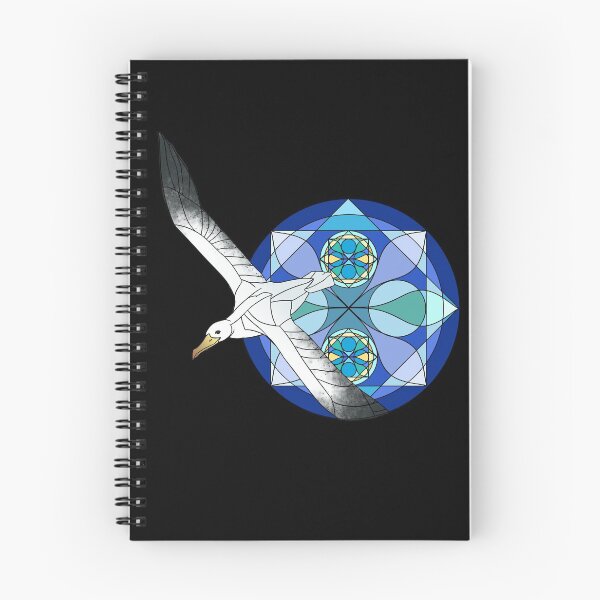 Item preview, stained glass albatros designed and sold by corbeauprophet.