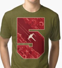 Red Five Tri-blend T-Shirt