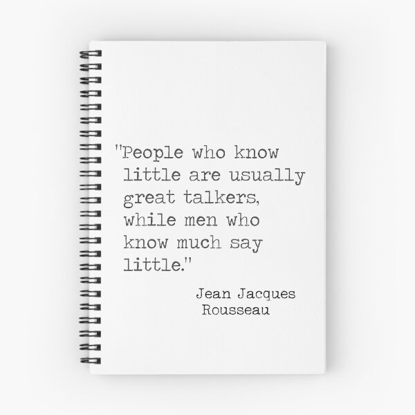 Item preview, Jean Jacques Rousseau designed and sold by Ariana Mila -  Awesome quotes.