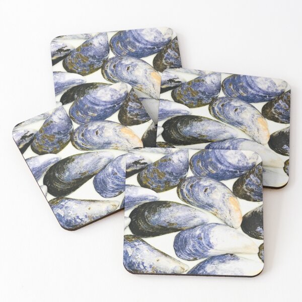 Item preview, Ocean Shells Blue Green designed and sold by Aquila Light Pictures.