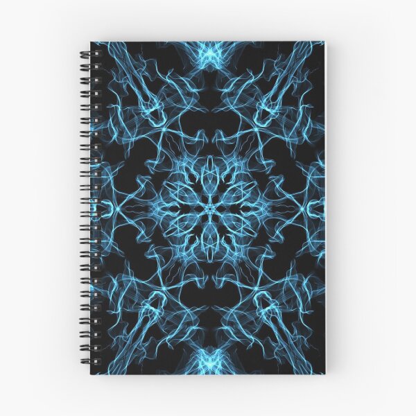 Aperçu de l'œuvre Blue Neon Kaleidoscope créée et vendue par Lightful Foxtrot.