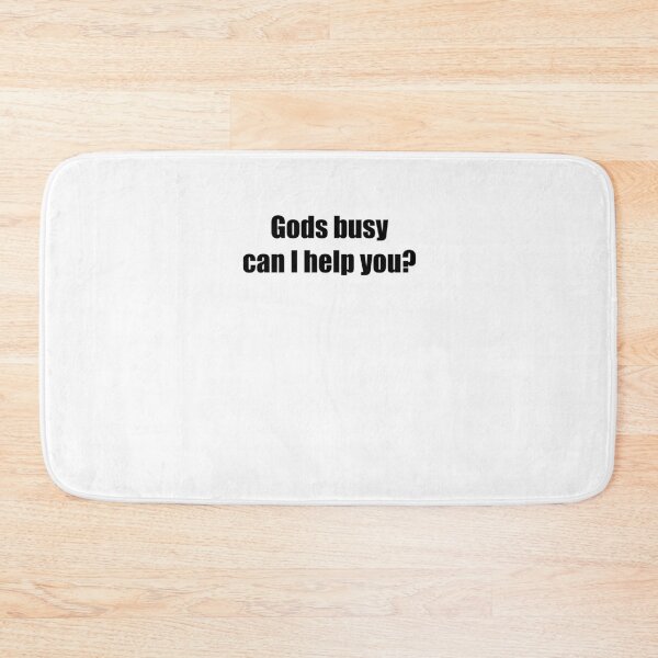 Item preview, God is busy can i help you? designed and sold by Retrolendo.