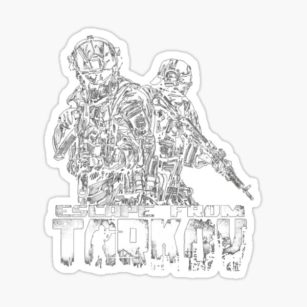 "Escape From Tarkov" Sticker by bonniesanjuan | Redbubble