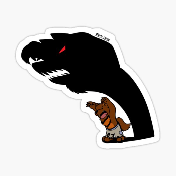 Halloween Monster Delight - Werewolf Sticker