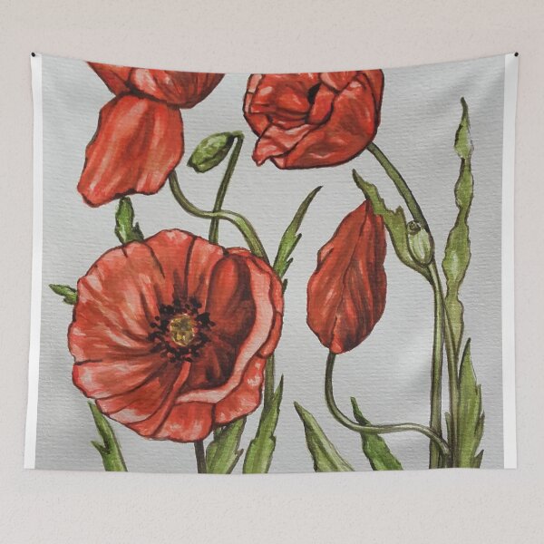 Item preview, Poppies designed and sold by veronicavalere.