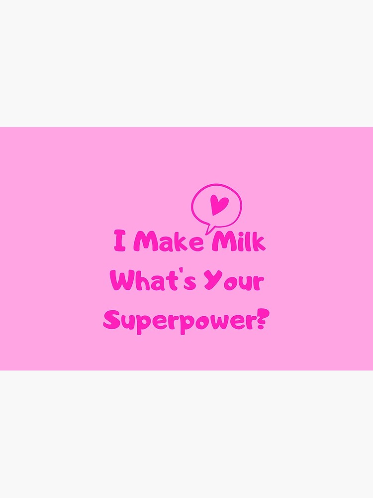 Thumbnail 2 of 2, Laptop Skin, I Make Milk - What's Your Superpower? v2 designed and sold by HappyHumanPacif.