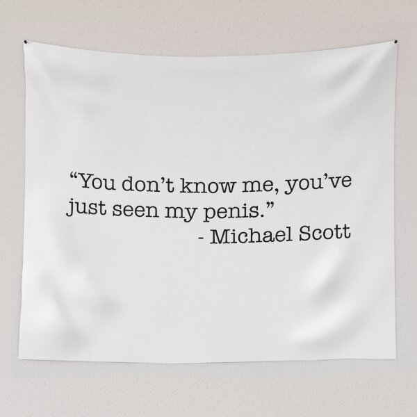 Item preview, The US Office - You don't know me, you've just seen my penis designed and sold by Etchedclothing.