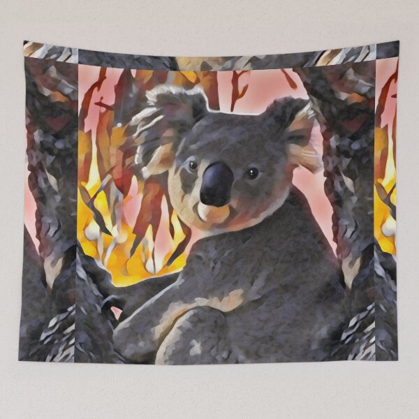 Item preview, Koala sitting In gum tree and smiling.  designed and sold by NatanDesigns.