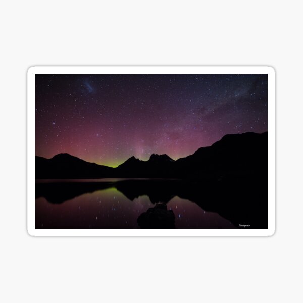 Aurora Australis at Cradle Mountain Sticker