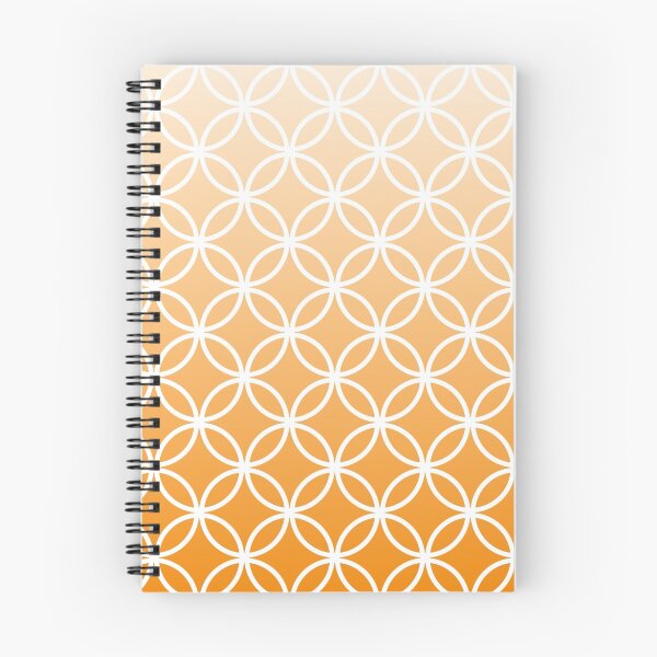 Item preview, Orange Ombre Lattice Circles designed and sold by ImageNugget.