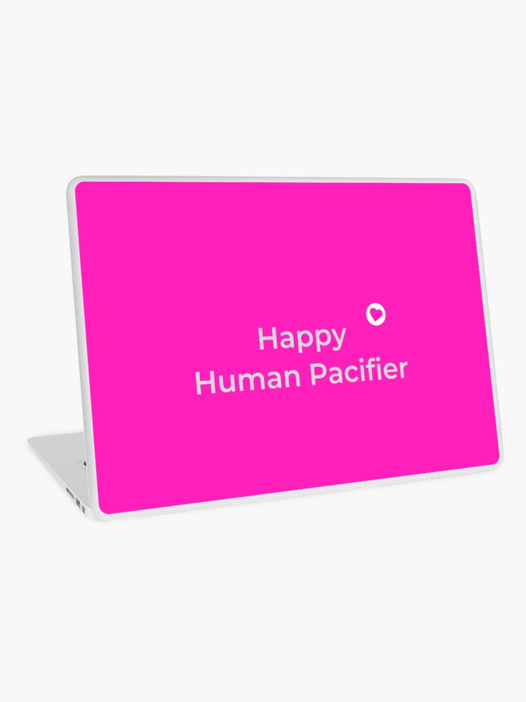Thumbnail 1 of 2, Laptop Skin, Happy Human Pacifier designed and sold by HappyHumanPacif.