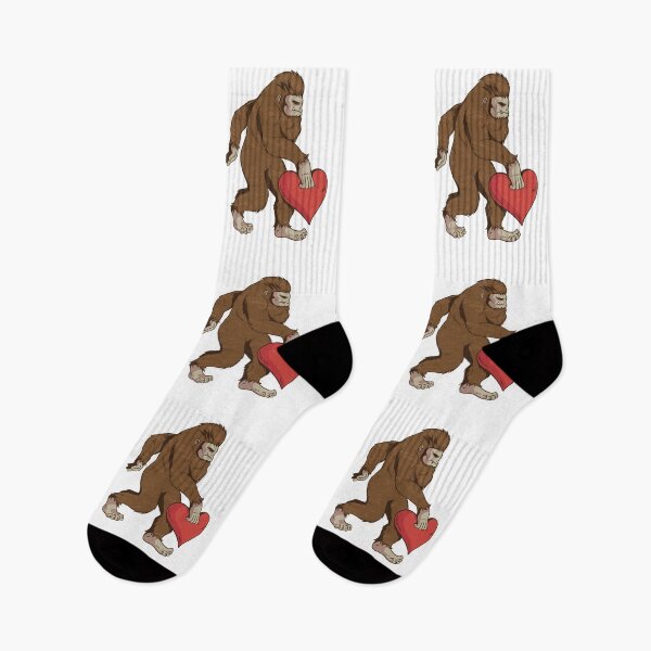 Item preview, Bigfoot with a heart designed and sold by DerSenat.
