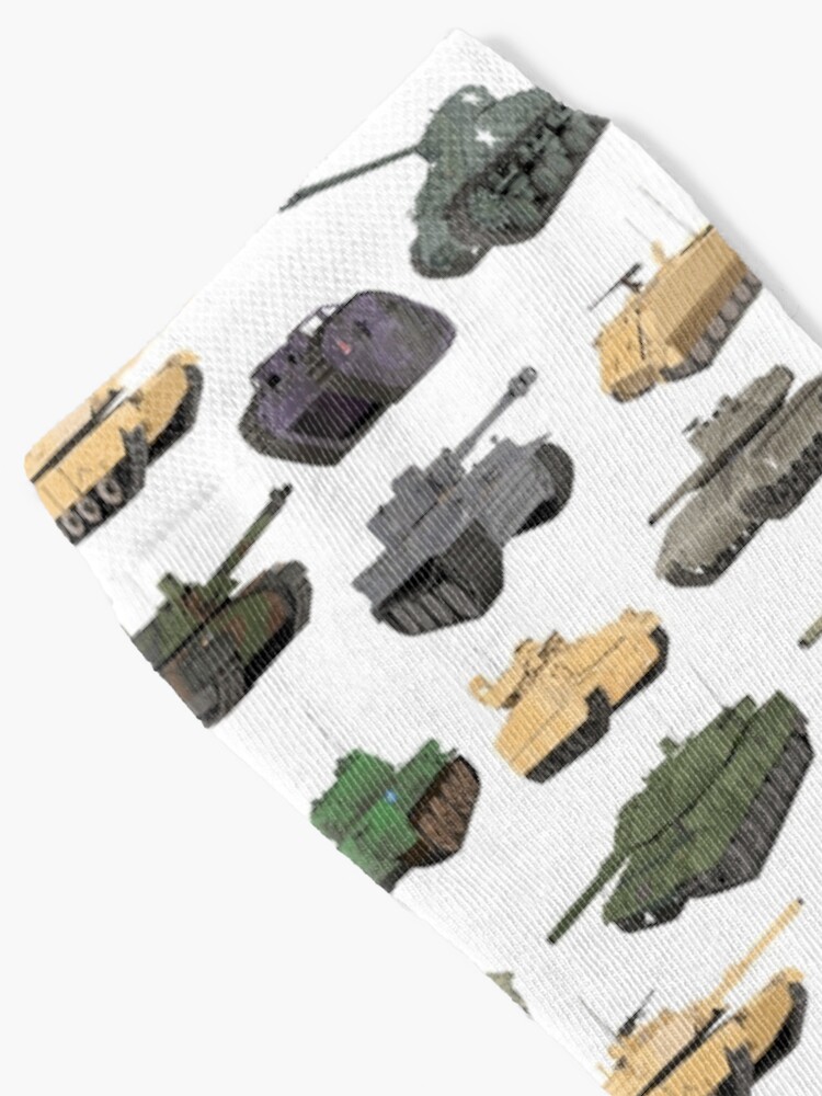 Alternate view of Multiple Battle Tanks Socks