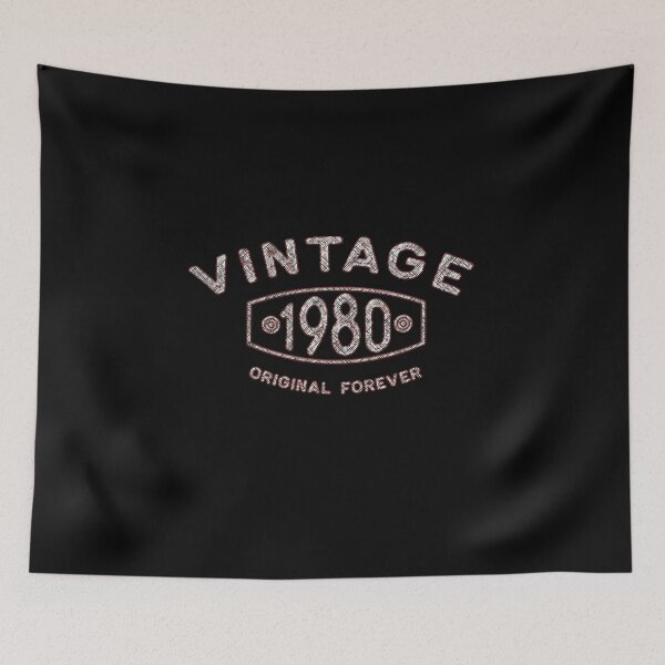 Item preview, Kopie von Kopie von Born in 1980 - Present 40th birthday Vintage 1980 designed and sold by Dubbra.