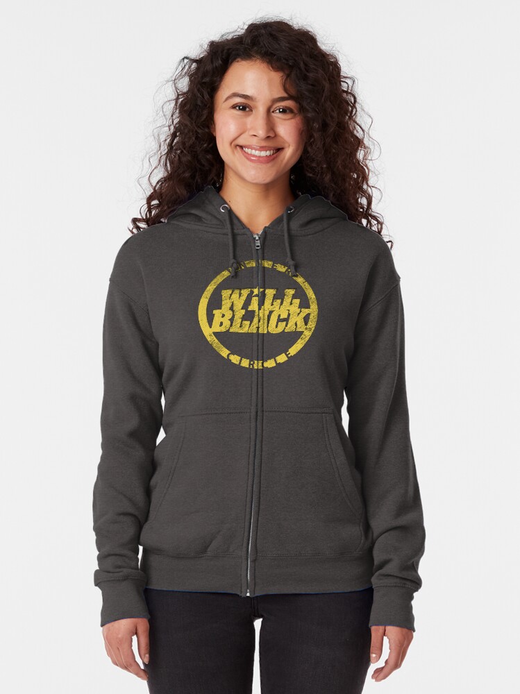 Alternate view of WB Inner Circle GOLD (center ice logo) Zipped Hoodie
